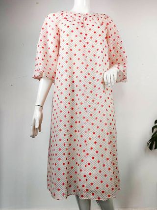Vintage + 1970s Tent Smock Dress