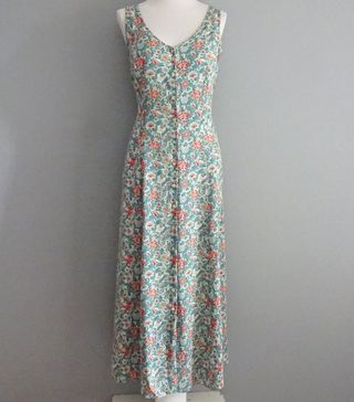 Vintage + 90s Ditsy Floral Dress