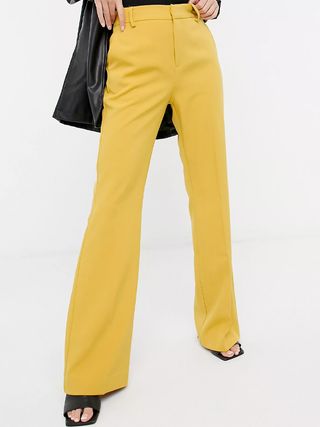 Forever U + Tailored Trouser Co Ord in Mustard