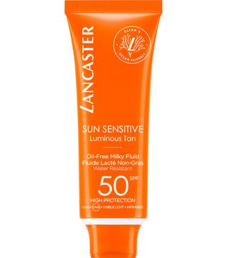 Lancaster + Sun Sensitive Oil-Free Face Sun Protection Cream SPF50