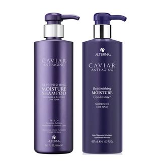 Alterna + Caviar Anti-Aging Replenishing Moisture Shampoo and Conditioner