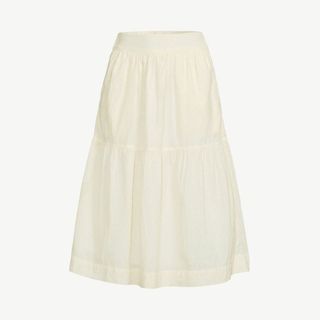 Free Assembly + Tiered Midi Skirt