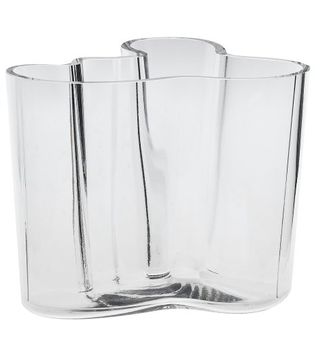Iittala + Aalto 4-3/4-Inch Clear Glass Vase