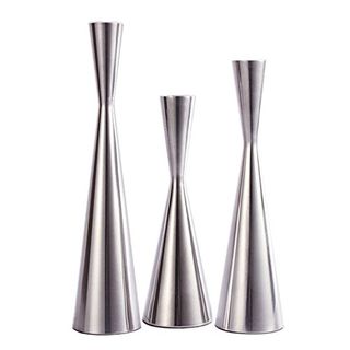 KiaoTime + Set of 3 Taper Candle Holders