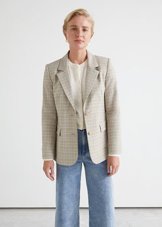 & Other Stories + Fitted Single Breasted Blazer