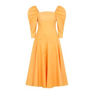 Rejina Pyo + Celeste Yellow Cotton Midi Dress