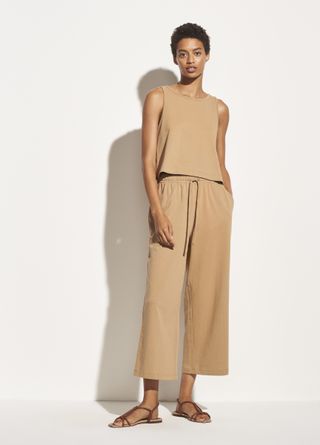 Vince + Cropped Wide Leg Pull on Pants