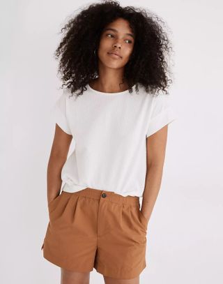 Madewell + Ripstop Track Shorts