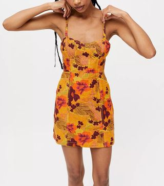 Urban Outfitters + Sweet on You Linen Mini Dress