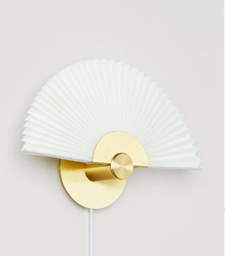 H&M + Pleated-Shade Wall Lamp