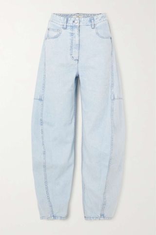 Tibi + Sid High-Rise Tapered Jeans