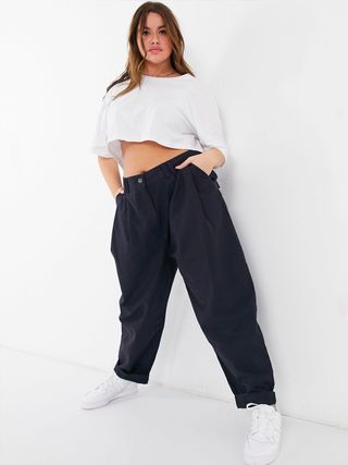 ASOS Design + Ovoid Pleat Pants