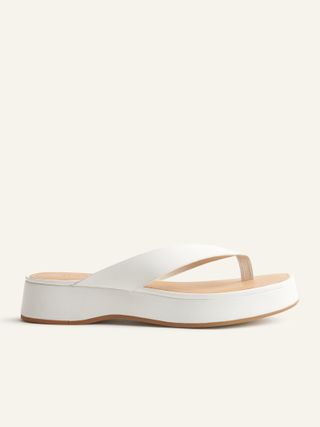 Reformation + Zayne Platform Thong Sandals