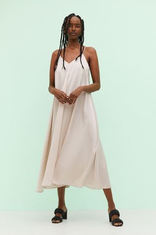 H&M + A-Line Satin Dress