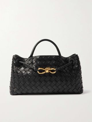 Bottega Veneta + East/West Andiamo Small Intrecciato Leather Tote