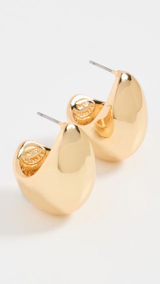 Kenneth Jay Lane + Polished Dome Earrings