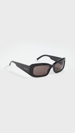 Saint Laurent + SL 418 Rectangular Sunglasses