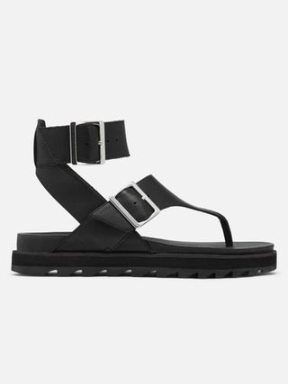 Sorel + T-Strap Sandals