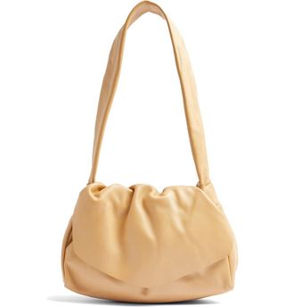 Topshop + Ruched Leather Bag
