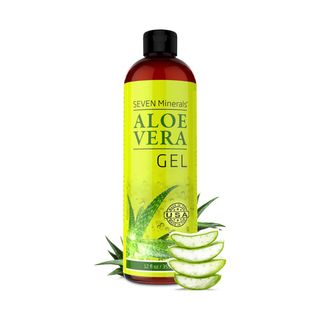 Seven Minerals + Organic Aloe Vera Gel With 100% Pure Aloe