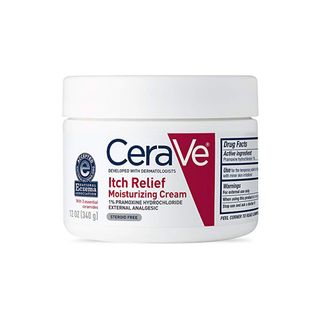 CeraVe + Moisturizing Cream for Itch Relief Cream With Pramoxine Hydrochloride