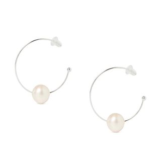 Olivia & Pearl + Oh So Fine Mini Hoop Earring Vermeil
