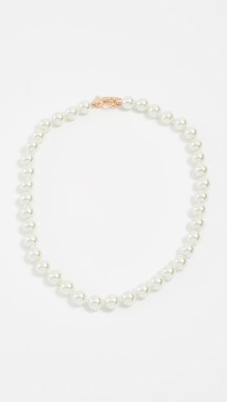 Kenneth Jay Lane + Imitation Pearl Necklace