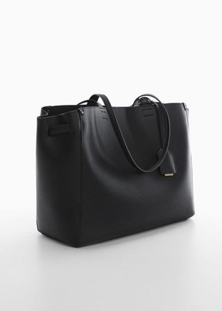 Mango + Shopper Bag With Double Handle