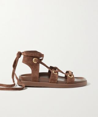 Gianvito Rossi + Ibiza Suede Sandals