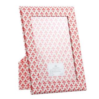Pentreath & Hall + Picture Frame in Fleurs Red