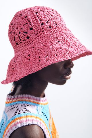 Zara + Crochet Hat