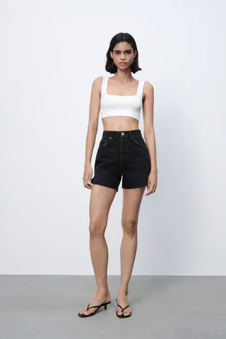 Zara + Denim Shorts