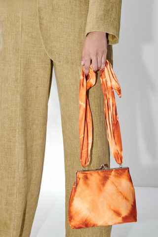 Zara + Satin Effect Fabric Crossbody Bag
