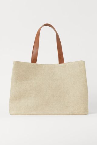 H&M + Straw Beach Bag