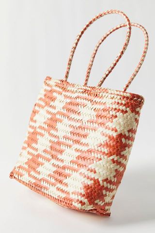Urban Outfitters + Daisy Mini Straw Tote Bag