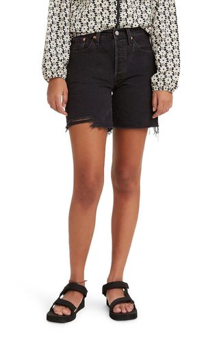 Levi's + 501 Mid Thigh Denim Shorts