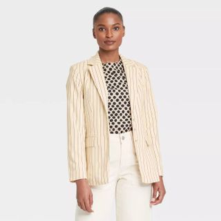 Who What Wear + Clinched Waist Blazer