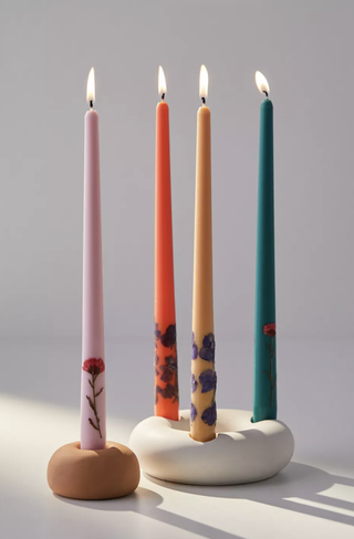 Urban Outfitters + Winnie Floral Taper Candle Set