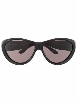 Balenciaga + Eyewear Bb0158s Wraparound-Frame Sunglasses