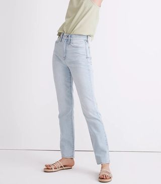 Madewell + Classic Straight Full-Length Jeans in Fitzgerald Wash