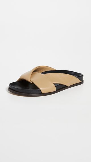Emme Parsons + Folded Slide Sandals