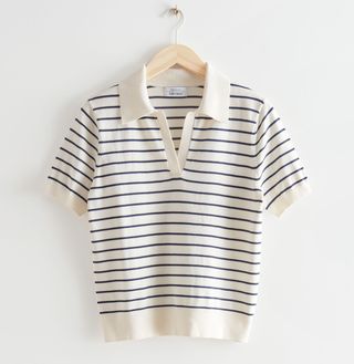 
Other Stories + Sailor Stripe Polo Top