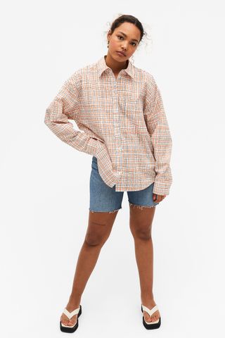 Monki + Boxy Cotton Shirt