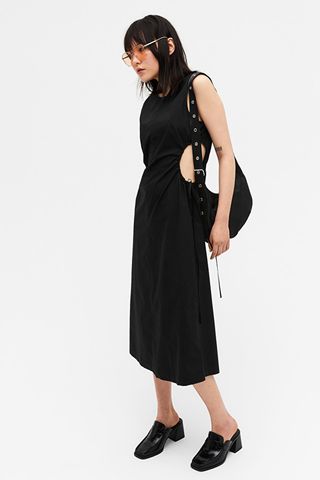 Monki + Cut-Out Maxi Dress