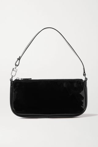 By Far + Rachel Patent-Leather Shoulder Bag