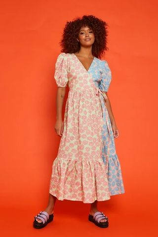 Molby The Label + Wilma Dress - Mixed Pansy Print