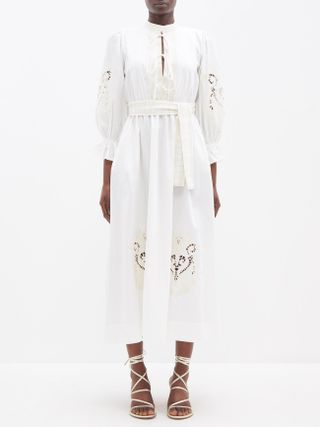 Lug Von Siga + Florence Embroidered Cotton Dress
