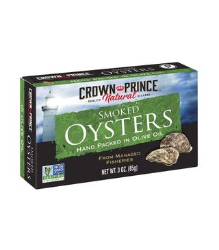 Crown Prince + Natural Smoked Oysters in Pure Olive Oil (Pack of 18)
