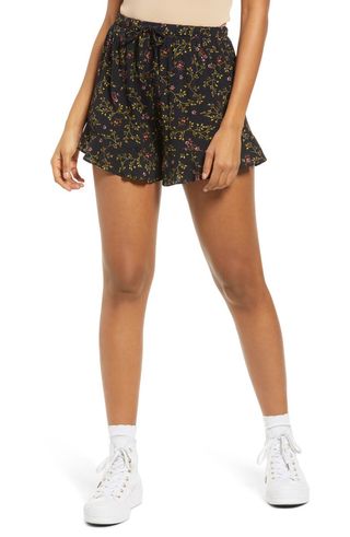 Lulus + Love Is in the Air Ruffle Shorts