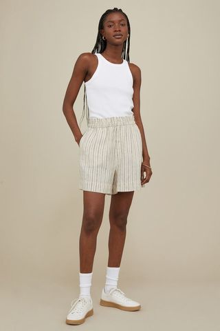 H&M + Linen Shorts